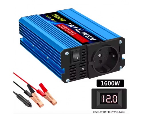 Інвертор (чистий синус): TATALIKEN | 12V 1600W