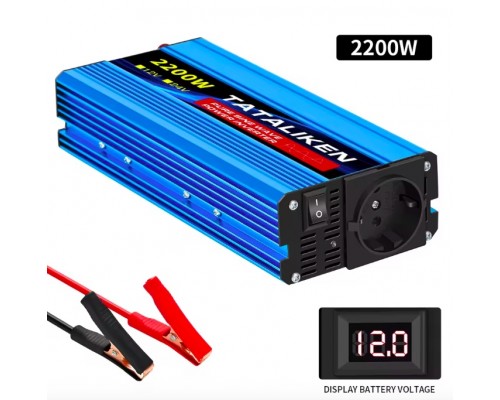Інвертор (чистий синус): TATALIKEN | 12V 2200W